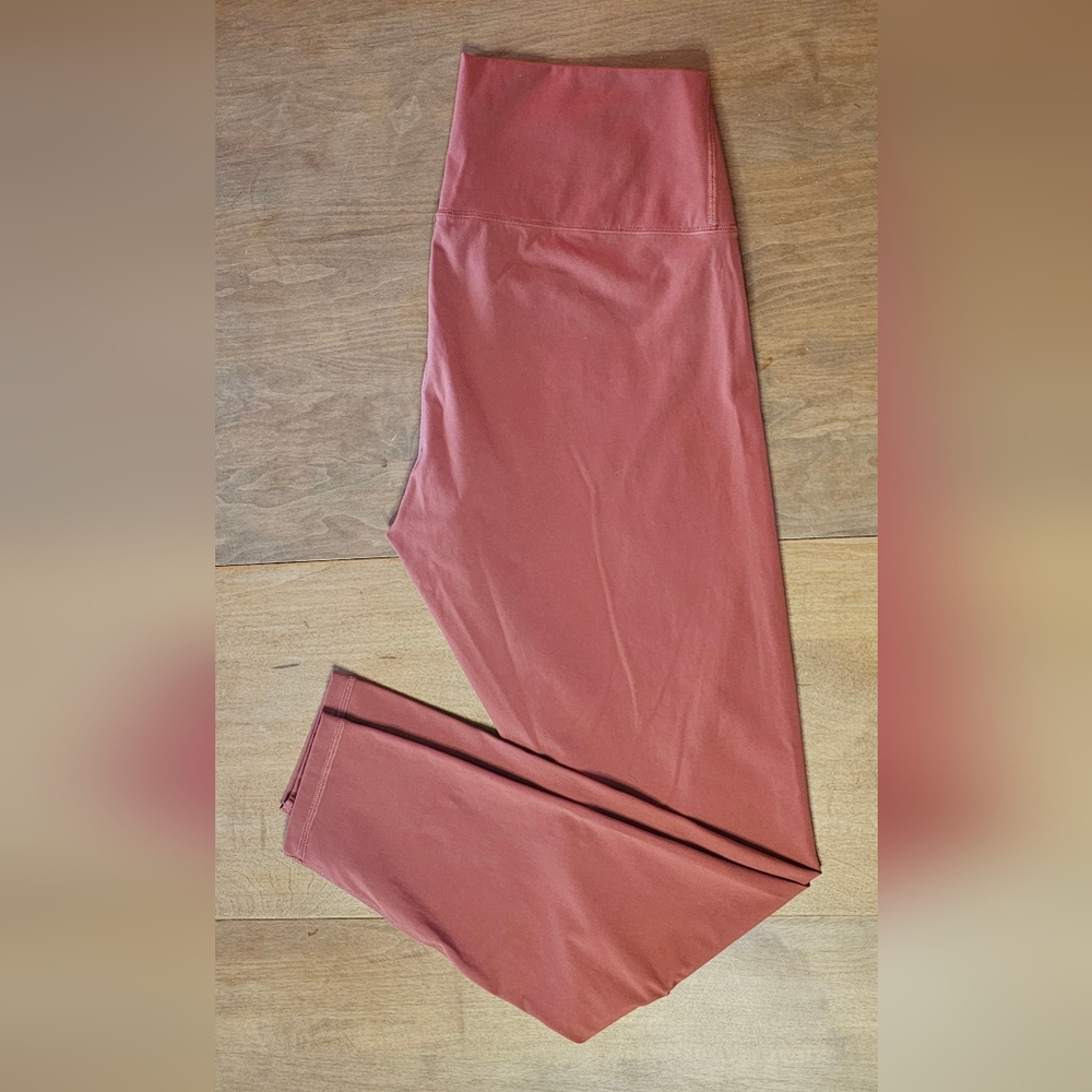 Canyon Red-Orange/Rust Full Length Yoga Pant/Legging, XL, Renew Line By Everlane